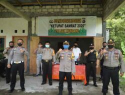 Kapolres Sangihe Cek Langsung Kesiapan Pospam Ketupat Samrat 2020