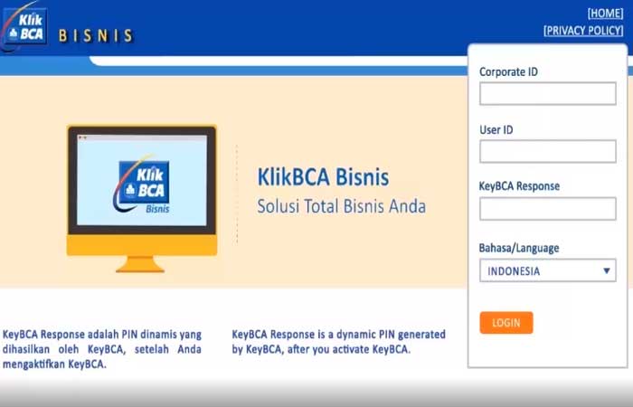 login klikbca