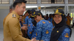 Bupati Sangihe Michael Thungari Serahkan SK ke 138 CPNS, Pesankan Hal Ini